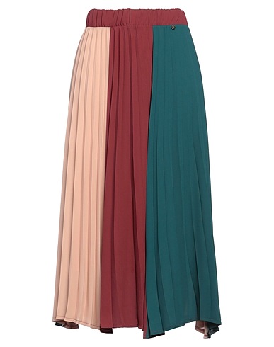 REBEL QUEEN by LIU •JO Midi skirt Brick red 100% Polyester