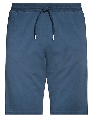 WOOL & CO Shorts & Bermuda Navy 95% Cotton, 5% Elastane
