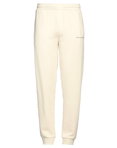 RICHMOND X Casual trouser Ivory 85% Cotton, 15% Polyester