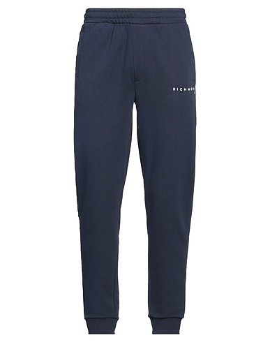 RICHMOND X Casual trouser Navy blue 85% Cotton, 15% Polyester