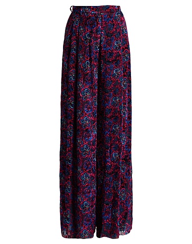 ROCHAS Pantalon Bleu nuit 60% Viscose, 40% Soie