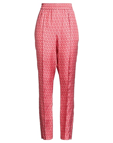 FERRAGAMO Casual trouser Coral 100% Silk