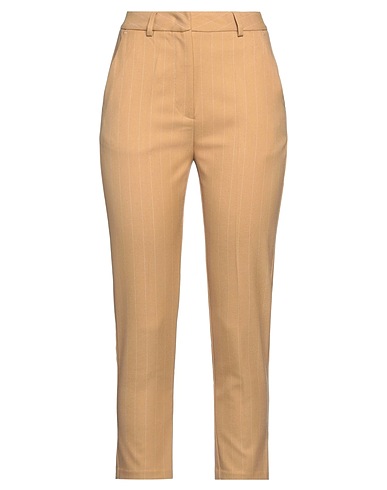 CRISTINAEFFE Casual trouser Camel 63% Polyester, 34% Viscose, 3% Elastane