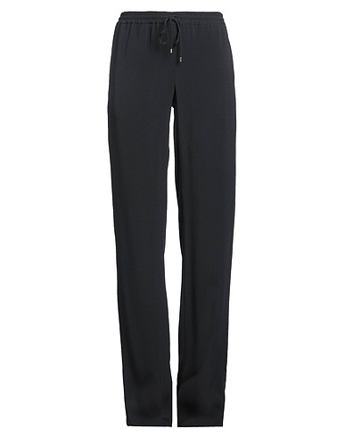MAX MARA STUDIO Casual trouser Black 83% Acetate, 17% Viscose