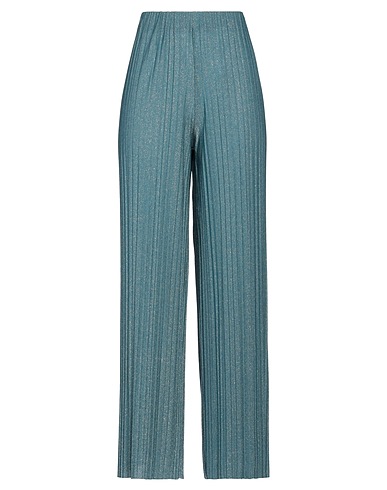 TOY G. ワイドパンツ VERDE PETROLIO レーヨン 69% / ポリエステル 26% / ポリウレタン 5%