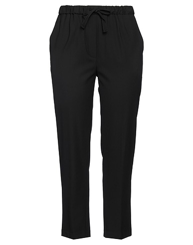 BRIAN DALES Casual trouser Black 67% Wool, 30% Polyamide, 3% Elastane
