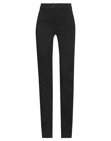 SPORTMAX Casual pants Black 97% Cotton, 3% Elastane