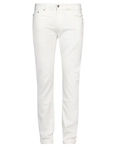 BARMAS Casual pants White 98% Cotton, 2% Elastane