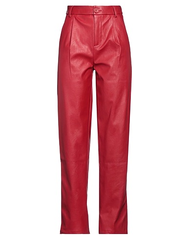 TWINSET Casual pants Red 100% Polyester