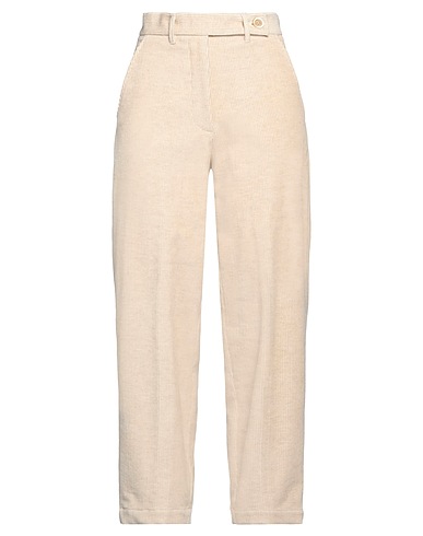 BALLANTYNE Casual trouser Beige 74% Cotton, 26% Linen