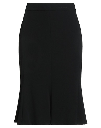 MARINA RINALDI Midi skirt Black 71% Triacetate, 29% Polyester