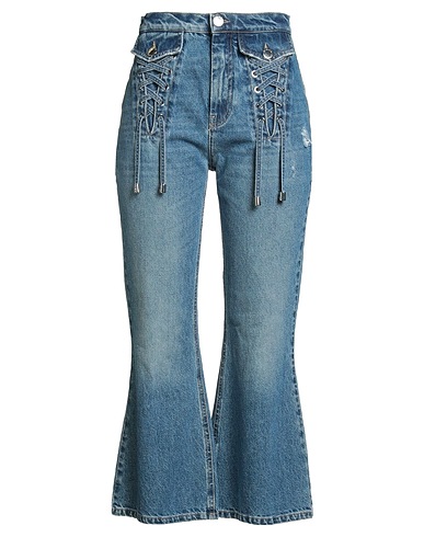 PINKO Denim trousers DENIM Blue 100% Cotton