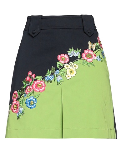 VIVETTA Mini skirt Black 97% Cotton, 3% Elastane, Polyester