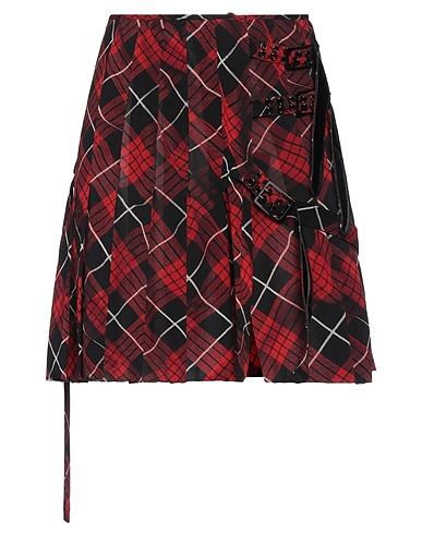 JEAN PAUL GAULTIER Minigonna Rosso 100% Poliammide, Poliuretano, Viscosa, Elastan, Altre Fibre