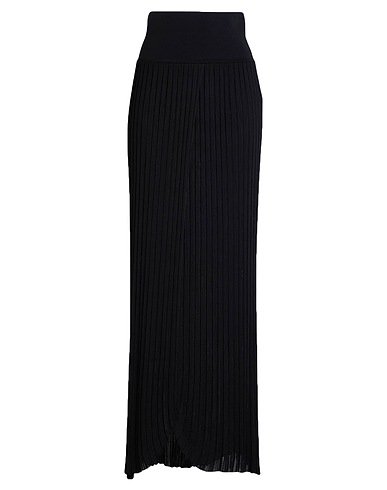 ALAÏA Длинная юбка Чёрный 100% Вискоза