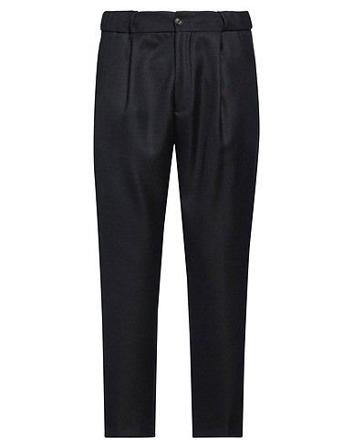 MICHAEL COAL Casual trouser Navy blue 57% Wool, 33% Polyester, 10% Polyamide