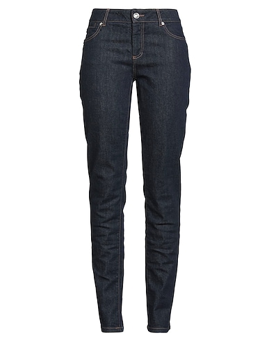 SPORTMAX Denim trousers 99% Cotton, 1% Elastane