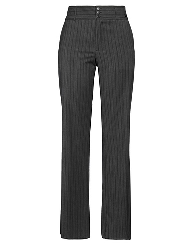 RICHMOND X Casual trouser Charcoal 58% Polyester, 22% Wool, 17% Viscose, 2% Elastane, 1% Cotton