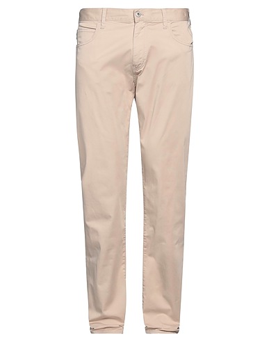 EMPORIO ARMANI Casual trouser Beige 98% Cotton, 2% Elastane