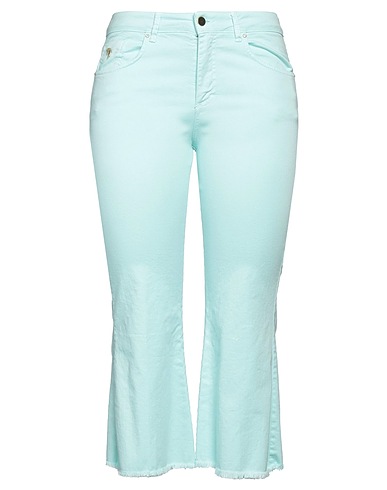 GAI MATTIOLO Pantaloni jeans GM Turchese 97% Cotone, 3% Elastan