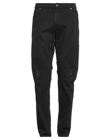 DANIELE ALESSANDRINI HOMME Skinny Jeans COUTURE PARIS NERO 99% Cotton, 1% Elastane