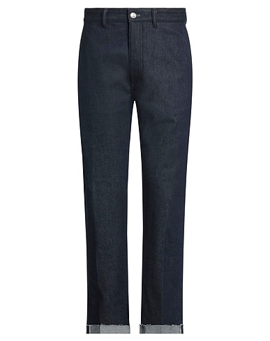 NINE IN THE MORNING Denim trousers Blue 99% Cotton, 1% Elastane