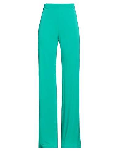 ALBERTA FERRETTI Casual trouser Emerald green 100% Viscose