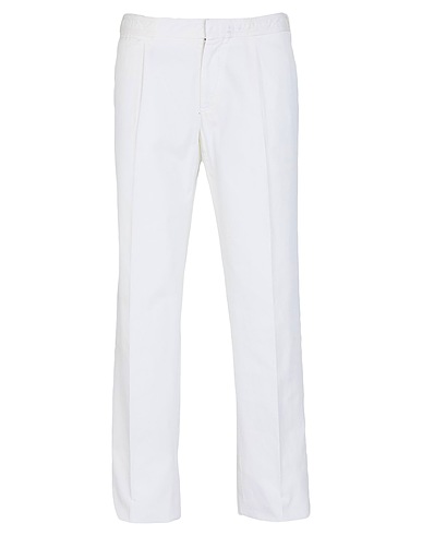 DOLCE&GABBANA Casual trouser White 100% Cotton