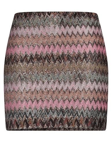 MISSONI Mini skirt Lilac 71% Viscose, 22% Metallic fiber, 7% Polyamide