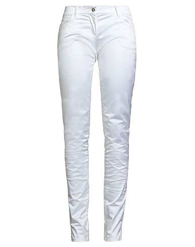 RICHMOND X Casual trouser White 62% Cotton, 31% Polyester, 7% Elastane
