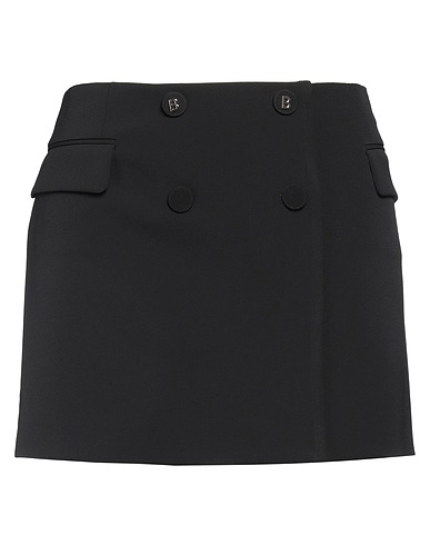 BLUGIRL Mini skirt Black 96% Polyester, 4% Elastane