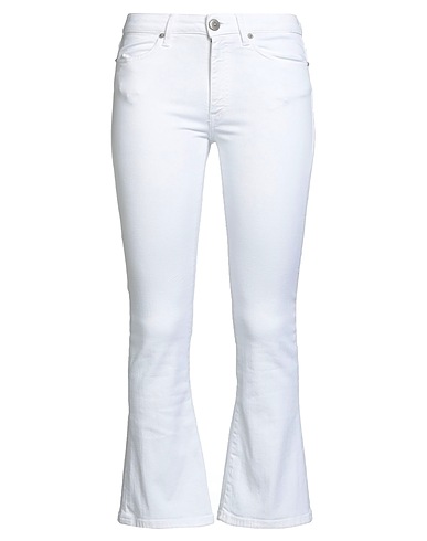 DONDUP Pantaloni jeans Bianco 92% Cotone, 6% Elastomultiestere, 2% Elastan