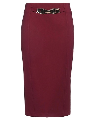 CAMILLA  Milano Midi skirt Burgundy 70% Viscose, 25% Nylon, 5% Elastane