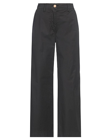 SKILLS & GENES Casual pants Black 97% Cotton, 3% Elastane
