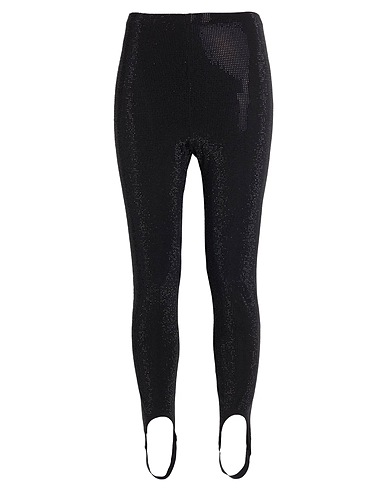 TWENTY FOUR HAITCH Leggings Black 92% Polyester, 8% Elastane