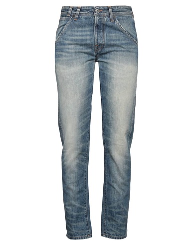 GRIFONI Denim pants Blue 100% Cotton