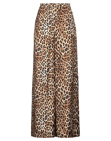 MOSCHINO Повседневные брюки Песочный 100% Шелк