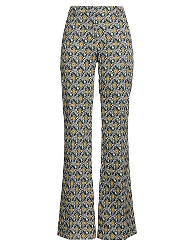 ETRO Casual trouser Dark green 59% Cotton, 20% Polyester, 19% Nylon, 2% Elastane