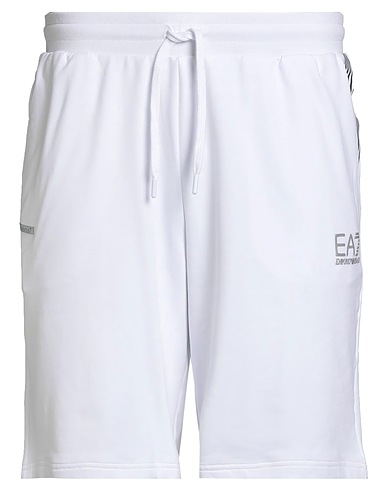 EA7 Shorts & Bermudas Weiß 58% Baumwolle, 38% Polyester, 4% Elastan