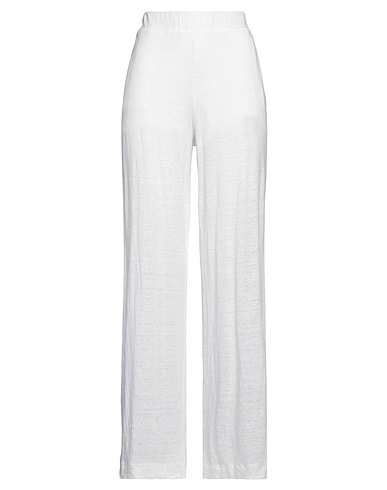 VIADESTE Pantalon Blanc 100% Lin