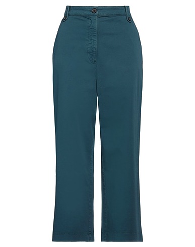 PS PAUL SMITH Casual trouser Deep teal 50% Organic cotton, 48% Cotton, 2% Lycra®