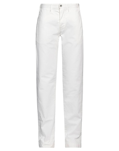 GRIFONI Casual trouser White 100% Cotton