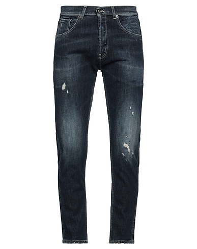 DONDUP Denim pants Blue 98% Cotton, 2% Elastane