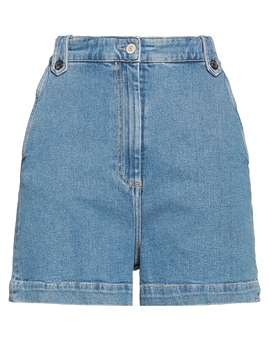PS PAUL SMITH Denim shorts Blue 99% Organic cotton, 1% Elastane