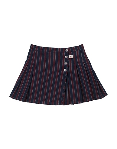 N°21 Skirt Navy blue 100% Cotton