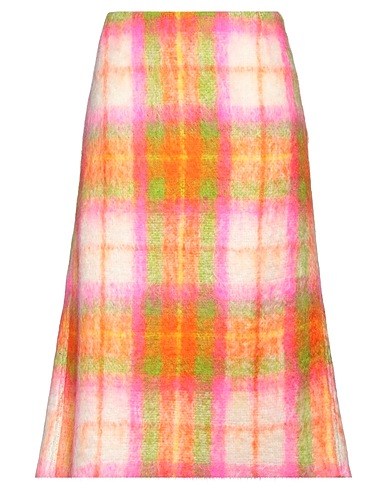 SOFIE D'HOORE Midi skirt Green 78% Mohair wool, 16% Wool, 6% Nylon