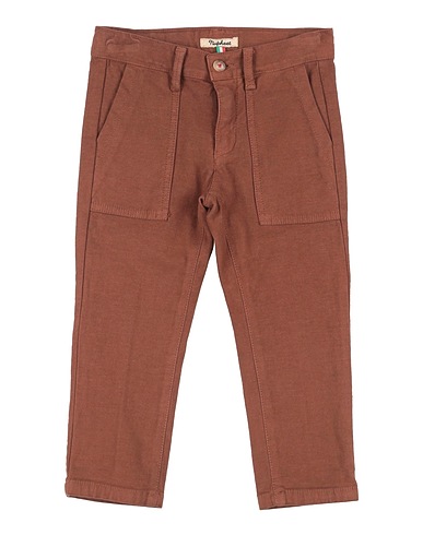 NUPKEET Casual trouser Brown 99% Cotton, 1% Elastane