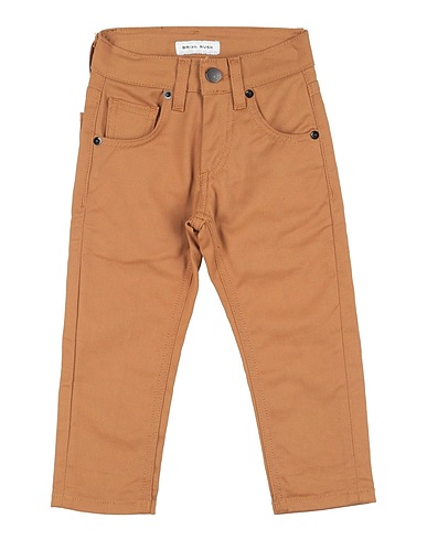 BRIAN RUSH Casual pants Camel 100% Cotton