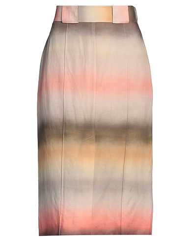 PAUL SMITH Midi skirt 65% Viscose, 35% Linen