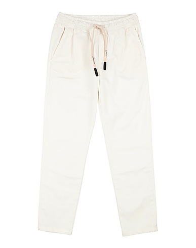 NUPKEET Casual trouser White 97% Cotton, 3% Elastane